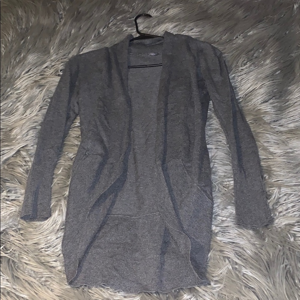 Grey cardigan